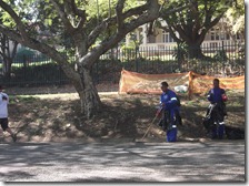 Municipal cleaners being tracted