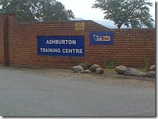 Entrance to the Ashburton Training Centre