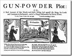 Guy Fawkes Gun-powder Plot. A late 17th or early 18th century report of the plot.