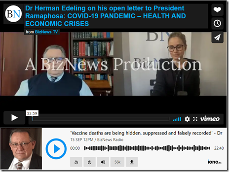 BizNews interview with Dr Herman Edeling